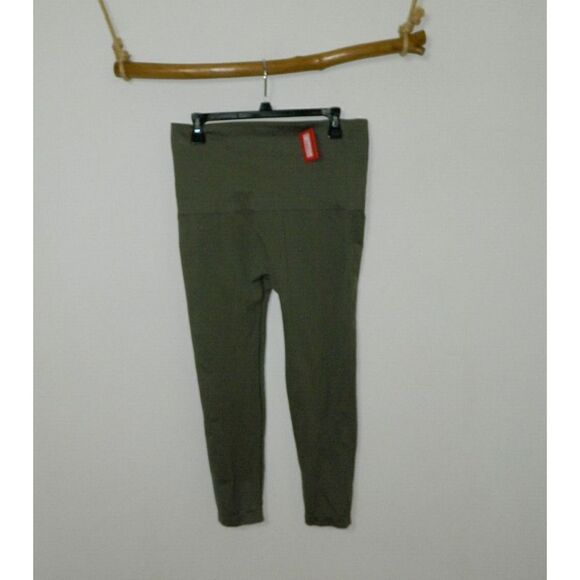 SPANX Leggings  Plus Size 3X Green Cropped Lamn Leggings - Picture 4 of 10